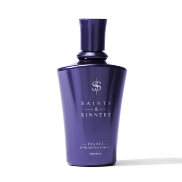 Award Winning Saints & Sinners Velvet Divine Moisture Luxe Lathering Shampoo for Dry, Damaged, Dull, Thermally & Environmental Damged & Colored Treated Hair - Repair, Replenish, Renew & Add Shine (8.5 )