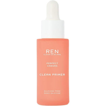 REN Clean Skincare - Perfect Canvas Clean Primer - Silicone-Free Face Primer, Prolongs Makeup Wear, Cruelty-Free