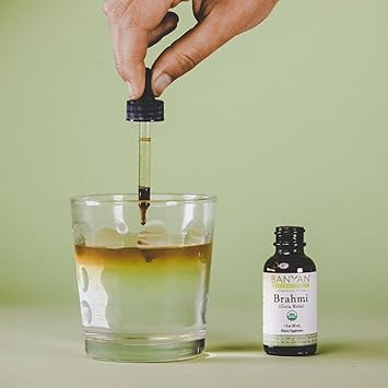 Banyan Botanicals Brahmi - Gotu Kola Liquid Extract - Certif