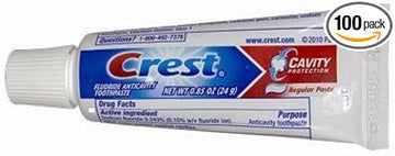 Crest, Cavity Protection uoride Anticavity Toothpaste, 0.85  Travel Size (100 Pack)