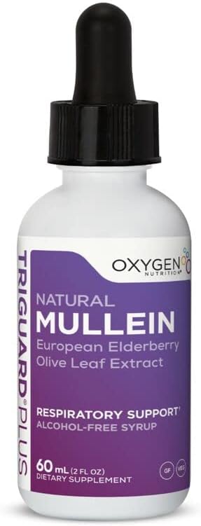 TriGuard MULLEIN Plus - Mullein Leaf Extract, Elderberry Extract & Oli