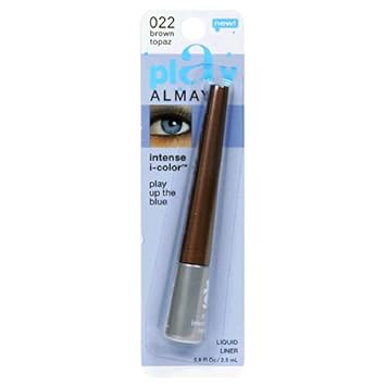 Almay intense i-color Play Up Liquid Liner, Brown Topaz 022, 0.8- Package