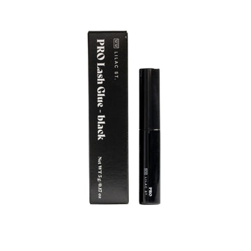 Lilac St - Pro Lash Glue - Long Lasting & Fast Drying Lash Application - Mini Mascara Wand Applicator - Latex Free - Vegan & Cruelty Free - Black