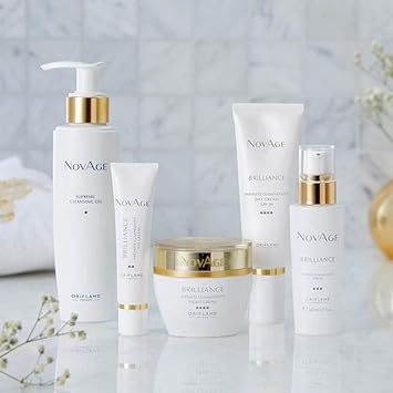 Nov Age Oriame NovAge Brilliance Infinite Luminosity Set of 5 products (recommended for all age) reduces all major skin tone discolourations and dark spots in 2 weeks