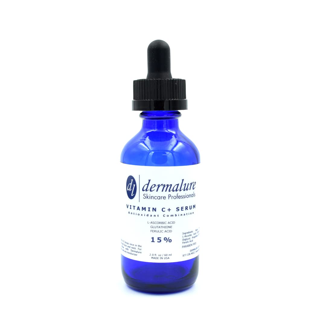 VITAMIN C SERUM 15% 2. 60 Skin and Face | Tri-Blend Formula with C Ferulic and Glutathione | Powerful Anti Oxidant Repair Serum for Erasing Wrinkles and Blemishes