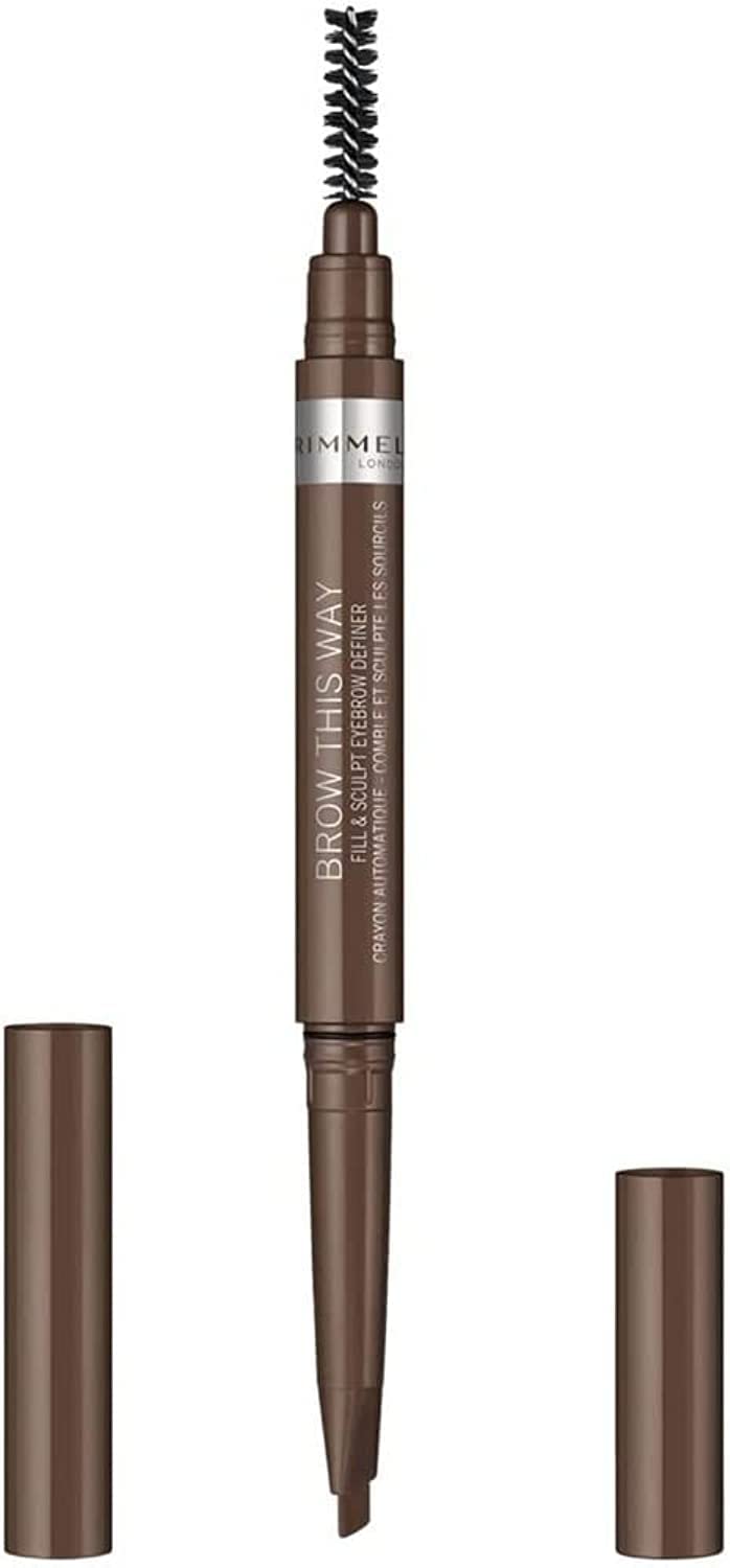 Rimmel Brow This Way Fill & Sculpt Eyebrow Definer, Medium Brown