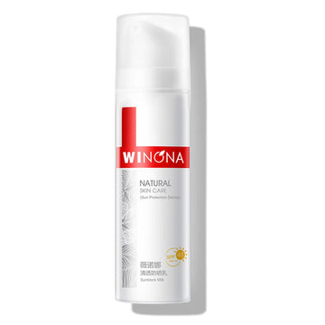 WINONA Sunblock Milk,SPF 48+++ Face Sunscreen, Broad Spectrum Sunscreen for Sensitive Skin with Portulaca Oleracea Extract (1.7 )