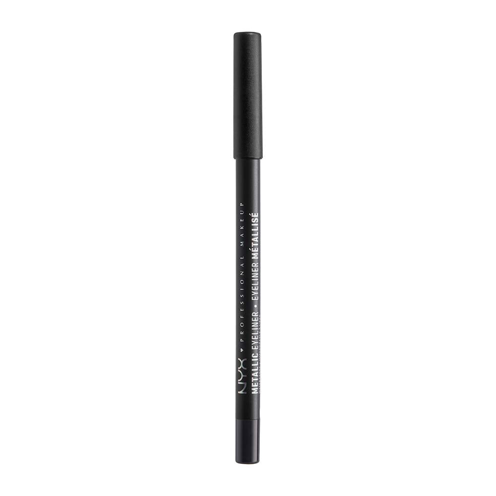 NYX PROFESSIONAL MAKEUP Metallic Eyeliner, Eyeliner Pencil - Black Metal