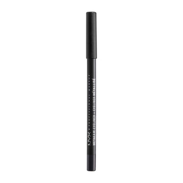 NYX PROFESSIONAL MAKEUP Metallic Eyeliner, Eyeliner Pencil - Black Metal