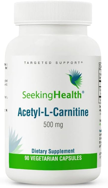 Seeking Health Acetyl-L-Carnitine, 500 mg, Supports Energy, Healthy Fa