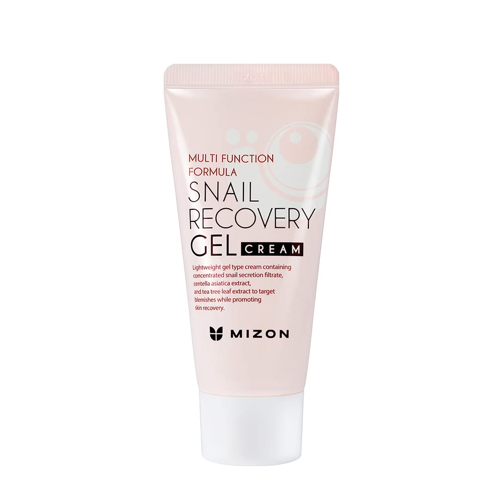 MIZON Snail Recovery Gel Cream, Wrinkle Care, Skin Elasticity, Moisture, Fragrance-Free, Paraben-Free (45 1.52 . )