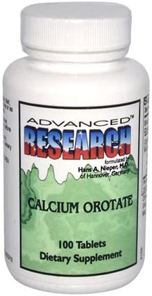 NCI Advanced Research Dr. Hans Nieper Calcium Orotate Capsules