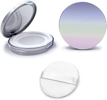 HLLMX 1 PCS Loose Powder Container 3 g/ 0.11  Empty Refillable Makeup Powder Container Plastic Loose Powder Compact Portable DIY Makeup Powder case