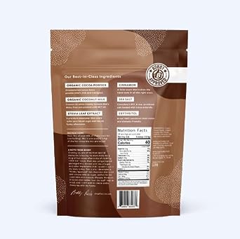 FlavCity Keto Hot Chocolate — Dairy Free and Sugar Free Cocoa Powder — High Fiber Drink Mix — Low Carb Hot Chocolate — Gifts for Chocolate Lovers