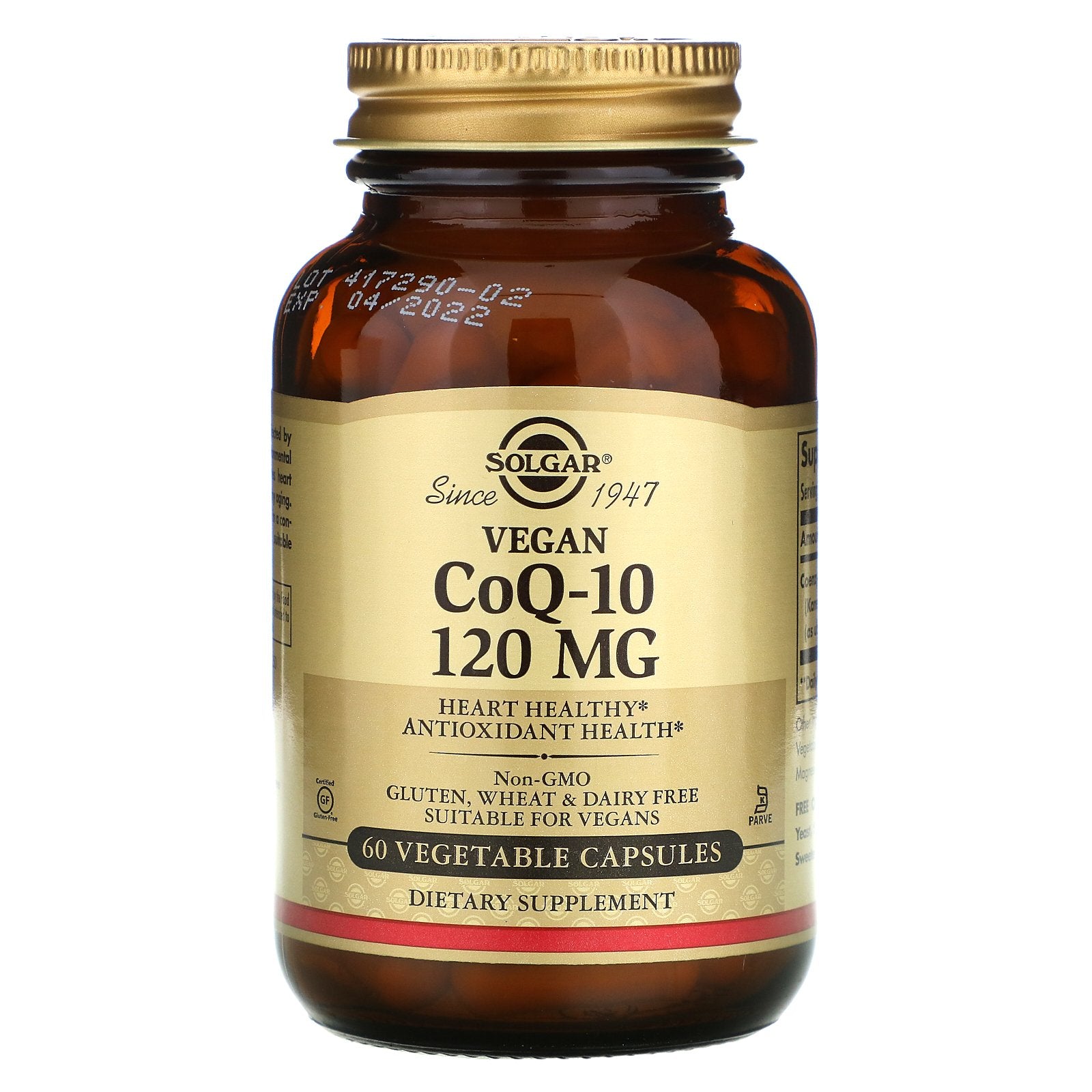 Solgar, Vegetarian Coq-10,60 Vegetable Capsules