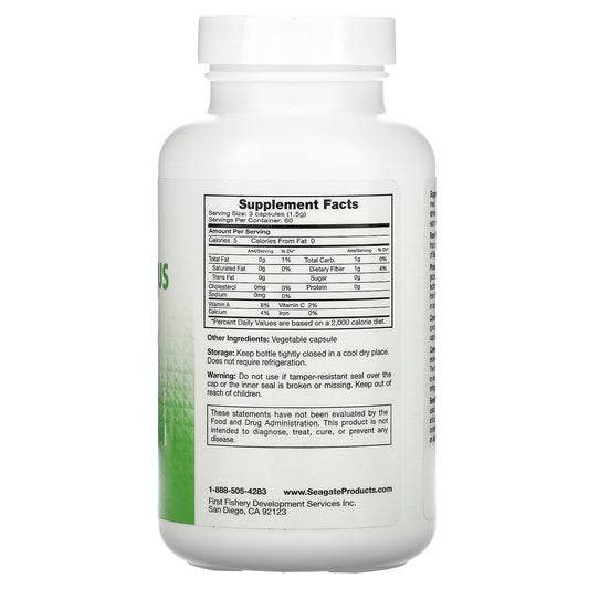 Seagate, Nopal Cactus, 500 mg, V Capsules