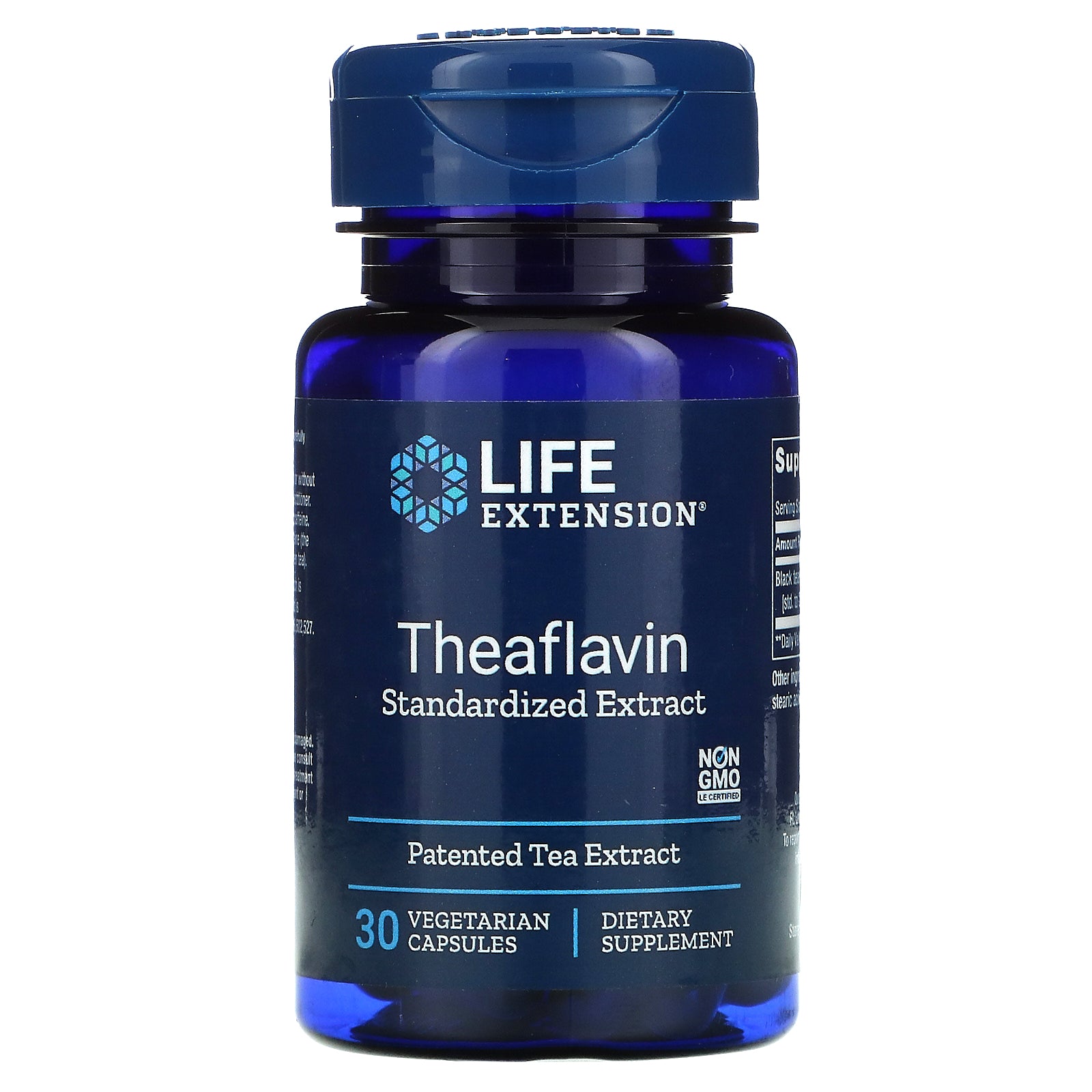 Life Extension, Theaflavin Standardized Extract, Vegetarian Capsules
