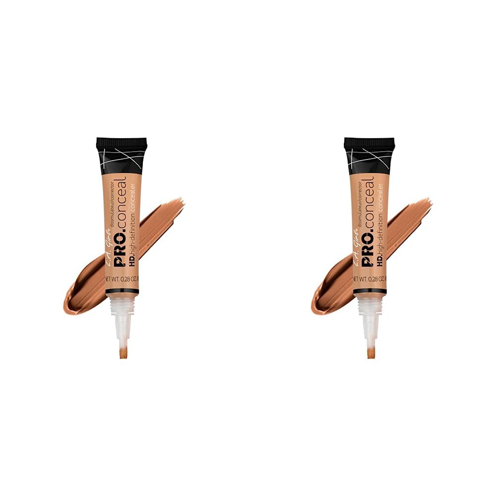 L.A. Girl Pro Conceal HD Concealer, Warm Honey, 0.28  (Pack of 2)