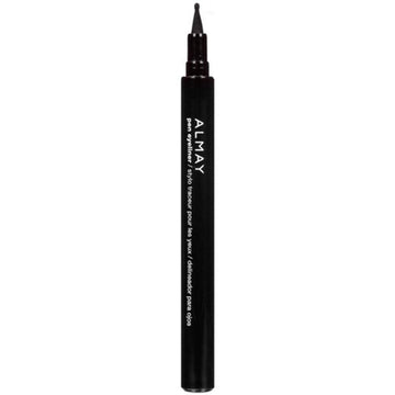 Almay Pen Eyeliner Eye Liner Ball Point Tip, 208 Black (Pack of 2)