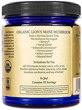 Sun Potion Lion?s Mane (Organic) - Mind Power Mushroom (100g)