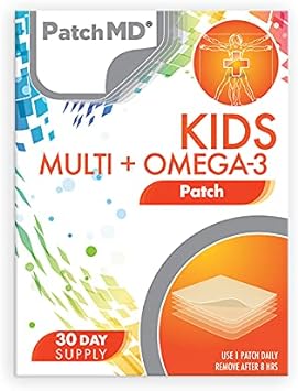 PatchMD Kids Multivitamin Omega-3 Topical Patches - 30 Days Supply