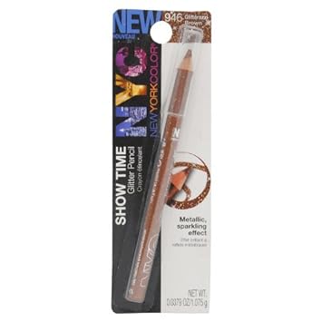 New York Color Glitter Pencil, Glitterazzi Brown 946 0.0379  (1.075 G)