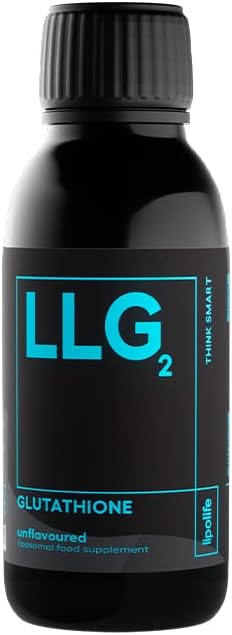 LLG2 liposomal Glutathione 150ml - lipolife. Formulated with Setria Gl120 Grams