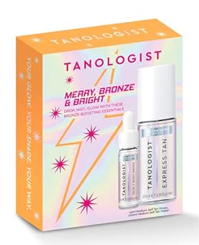 Tanologist Merry Bronze and Bright Kit - 15ml Drops Medium + 100ml Medium Water