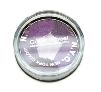 NYC MOSAIC EYE POWDER COLOR WHEEL #824B PURPLE RAIN