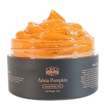 4 . . Arista Pumpkin Enzyme Mask - Exfoliating mask for Uneven tone, Fine lines and Dullness. Clarifying mask