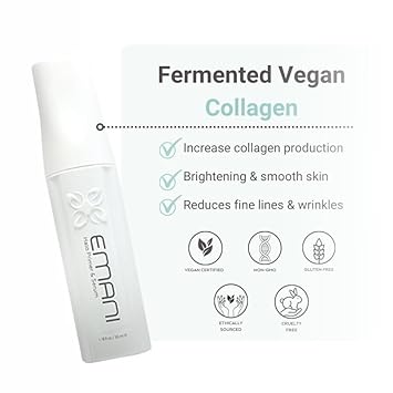 Esupli.com Emani Halo Vegan Collagen Serum for Face, Anti Aging Peptide