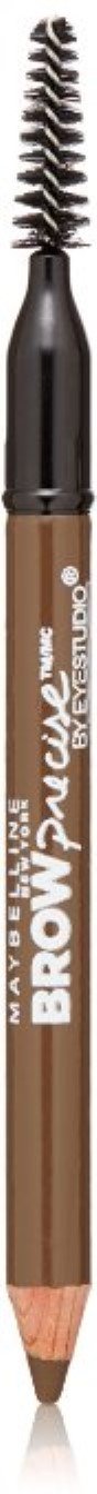 Maybelline New York Eyestudio Brow Precise Shaping Pencil, Soft Brown [252] 0.02  (Pack of 3)