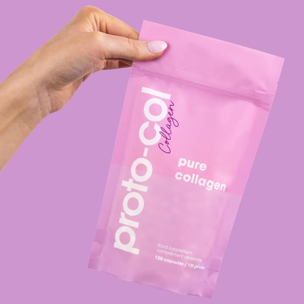 Proto-col Pure Collagen Supplement - Take as Capsules or Powder - Clin