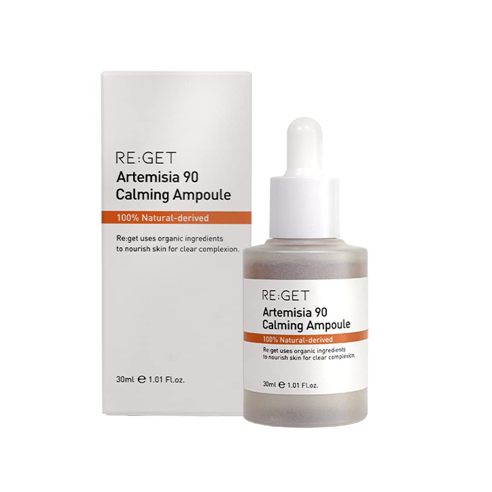REGET ARTEMISIA 90 CALMING AMPOULE/Blemish care, Anti Acne, Pimple recovery, Soothing