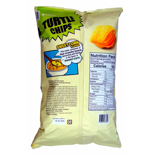Orion Turtle Chips Sweet Corn