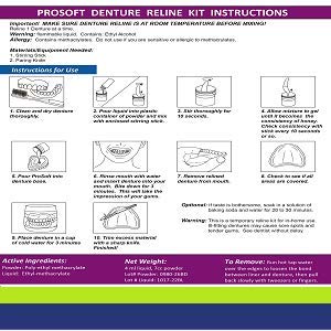 ProSoft Denture Reliner 4 Relines