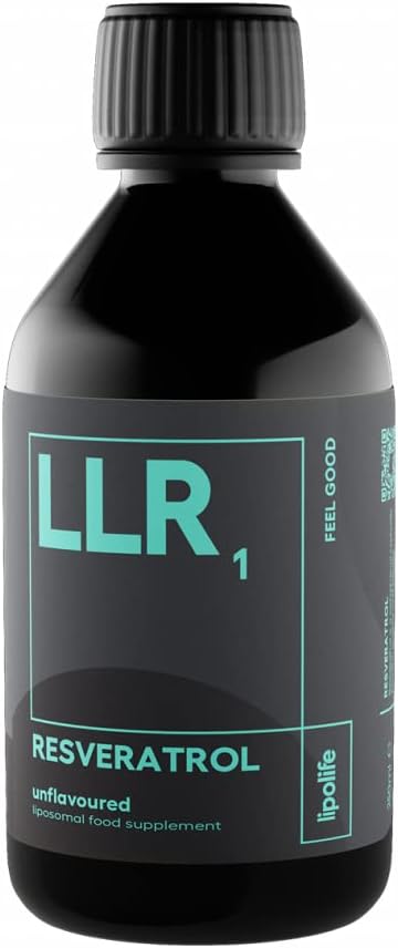 LLR1 - liposomal Resveratrol - 240ml lipolife - Advanced Nutrient deli300 Grams