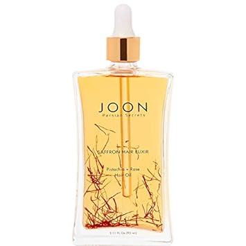 Joon Saffron Hair Elixir Pistachio + Rose Hair Oil, 3.11 .