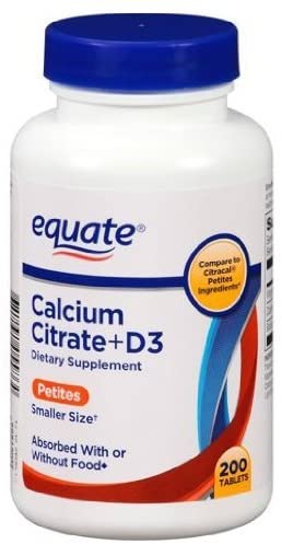 Equate Calcium Citrate plus D3 Maximum Calcium Supplement Coated Tablets