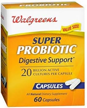 ATAZUA Walgreens Super Probiotic Digestive Support Capsules 60 ea