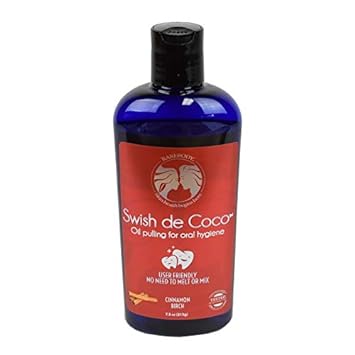 Rare Body Swish De Coco Oil Pulling, Cinnamon/Birch, 7.5