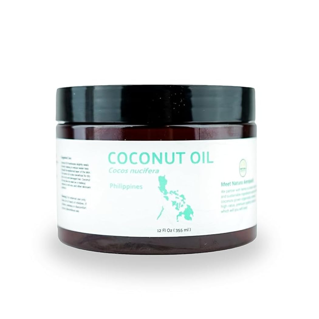 Nature Packaged Solid Coconut Oil (12 Fl. Oz.) - Sourced Directly From Our Farm Partner In The Philippines - Carrier Oil