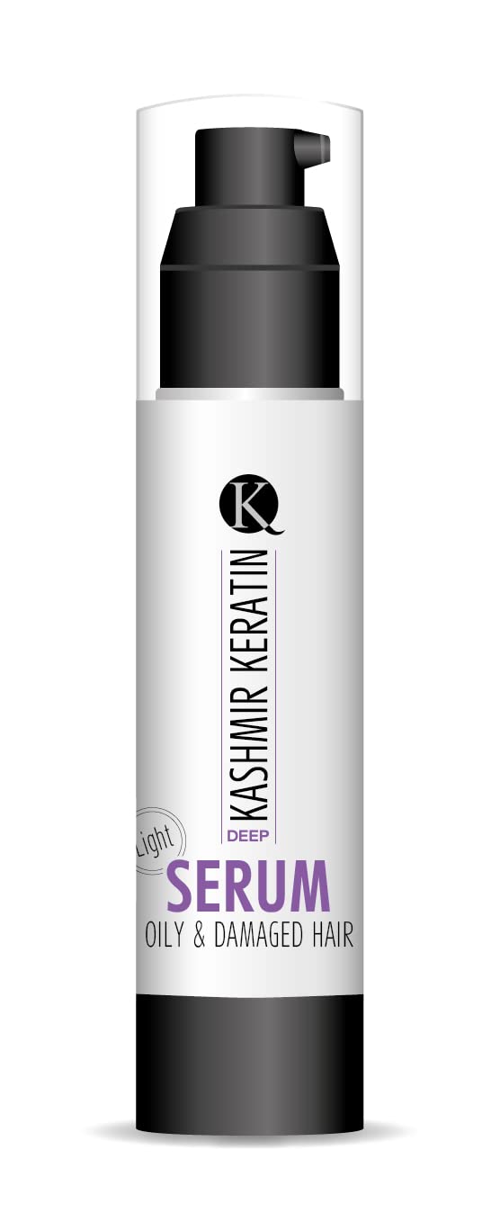 Kashmir Keratin ,Hair Styling Serums Deep Serum For Oily And Damaged Hair Non Oily Greaseless Anti Frizz (100 ml / 3.38  )