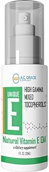 UNIQUE E A.C. Grace Company, Mixed Tocopherols Concentrate Liquid, 1 f