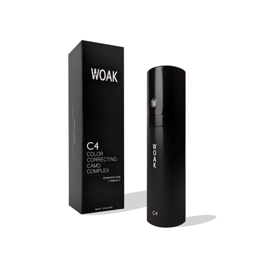 WOAK C4 – Men's Tinted Moisturizer BB CC Cream – Color Correcting Camo Complex – Hybrid Skin Care (Medium)