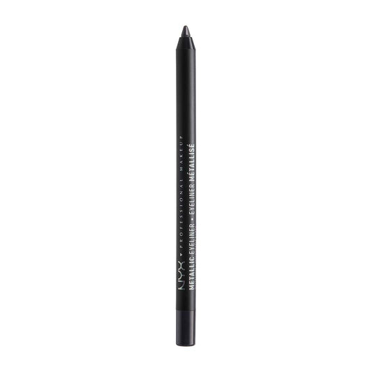 NYX PROFESSIONAL MAKEUP Metallic Eyeliner, Eyeliner Pencil - Black Metal