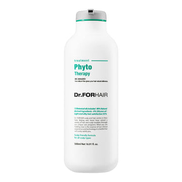 Dr.FORHAIR Phyto Therapy Treatment 16.91   500 ml for Damaged Sensitive Scalp pH Balanced Purifying Soothing Silky Shine Hair Care Paraben Silicone Sulfates Free