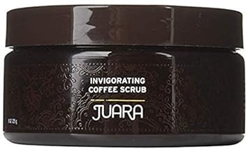 JUARA - Invigorating Coffee Scrub | Smooth Rough Skin | Body Exfoliator | Chocolate, Espresso Scent | Hydrating Polish | Rejuvenating Cleanse | Cruelty Free, Paraben, Sulfate Free, Vegetarian | 8