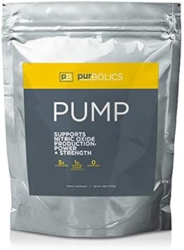 Purbolics Pump | Supports Nitric Oxide Production, Power & Strength | 1g of Agmapure, 3g of L-Citrulline, Stimulant-Free