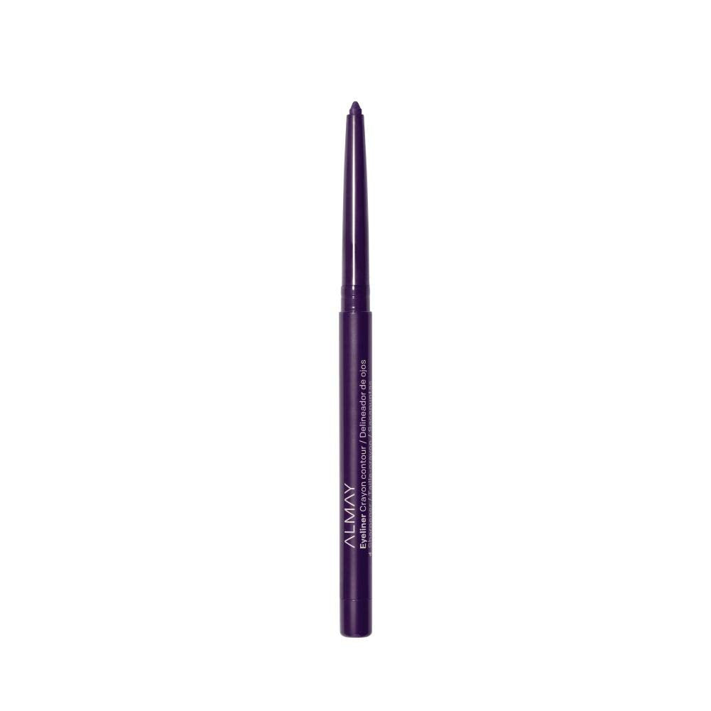 Almay Eyeliner Pencil, Hypoallergenic, Cruelty Free, Oil Free-Fragrance Free, Ophthalmologist Tested, Long Wearing and Water Resistant, with Built in Sharpener, Black Amethyst, 0.01
